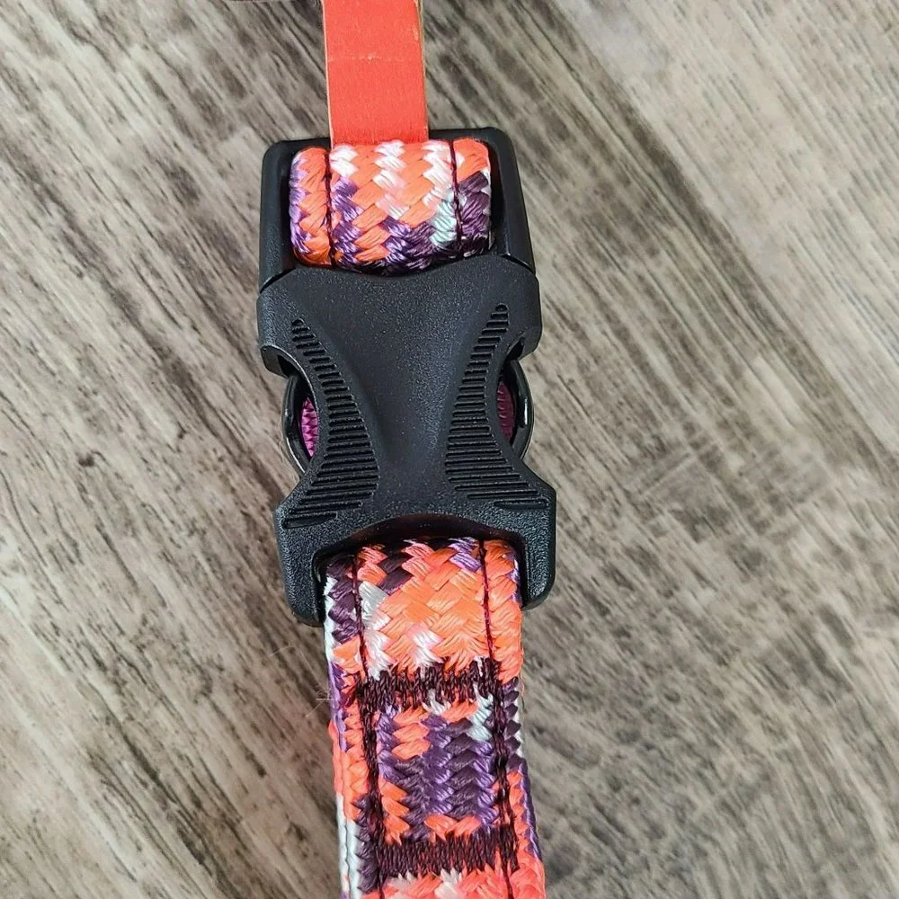 Arcadia Trail Paracord Rope Collar for Dogs - Size Small Neck 12-14